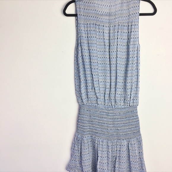 Ulla Johnson Printed Blue Silk Melilla Short Dress Sz 2 - Picture 4 of 7